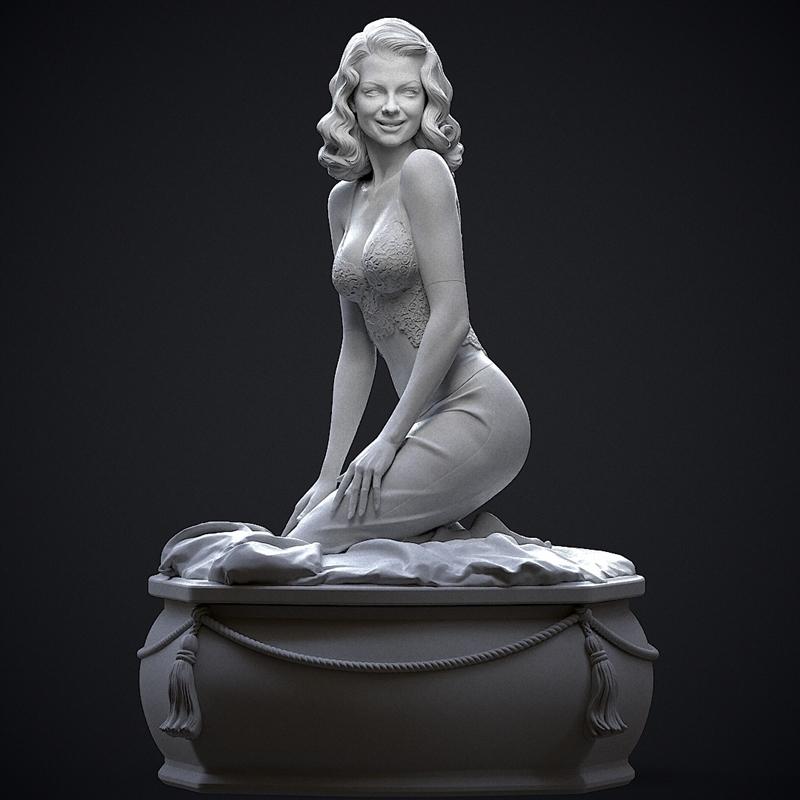 Stepanov Sculpts – Rita Hayworth – 3D Print Model STL