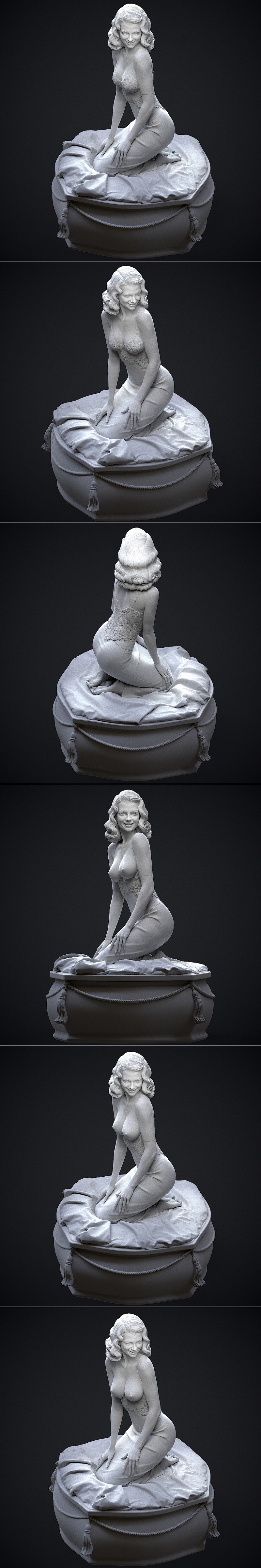 Stepanov Sculpts – Rita Hayworth – 3D Print Model STL