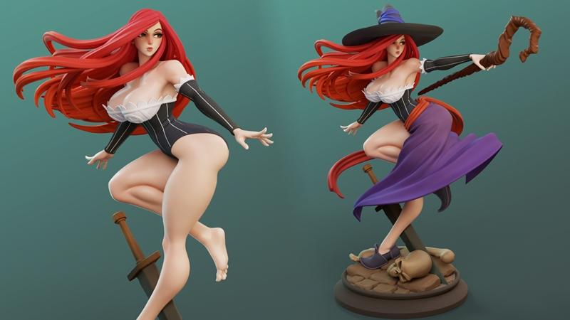 DiNamuuu3D - 3D打印龙族女巫王冠模型|DiNamuuu3D – Sorceress Dragon’s Crown – 3D Print Model STL