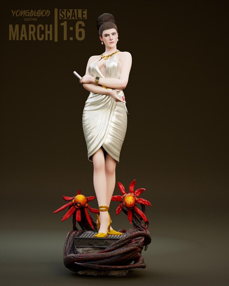 Yongblood Sculpture – Excella Gionne RE5 – 3D Print Model STL