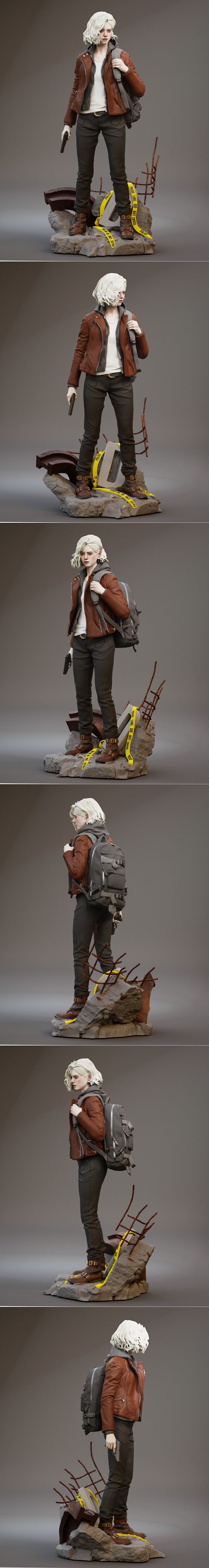 Yongblood Sculpture – Grace Ashcroft – 3D Print Model STL