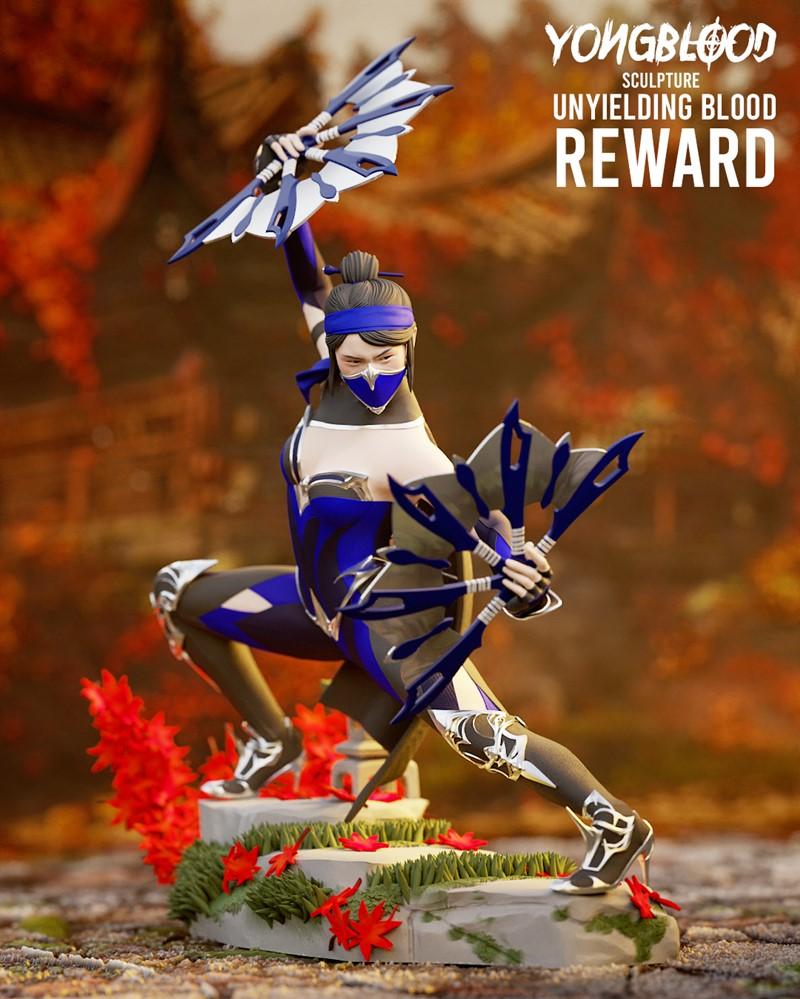 Yongblood Sculpture – Kitana From Mortal Kombat 11 – 3D Print Model STL