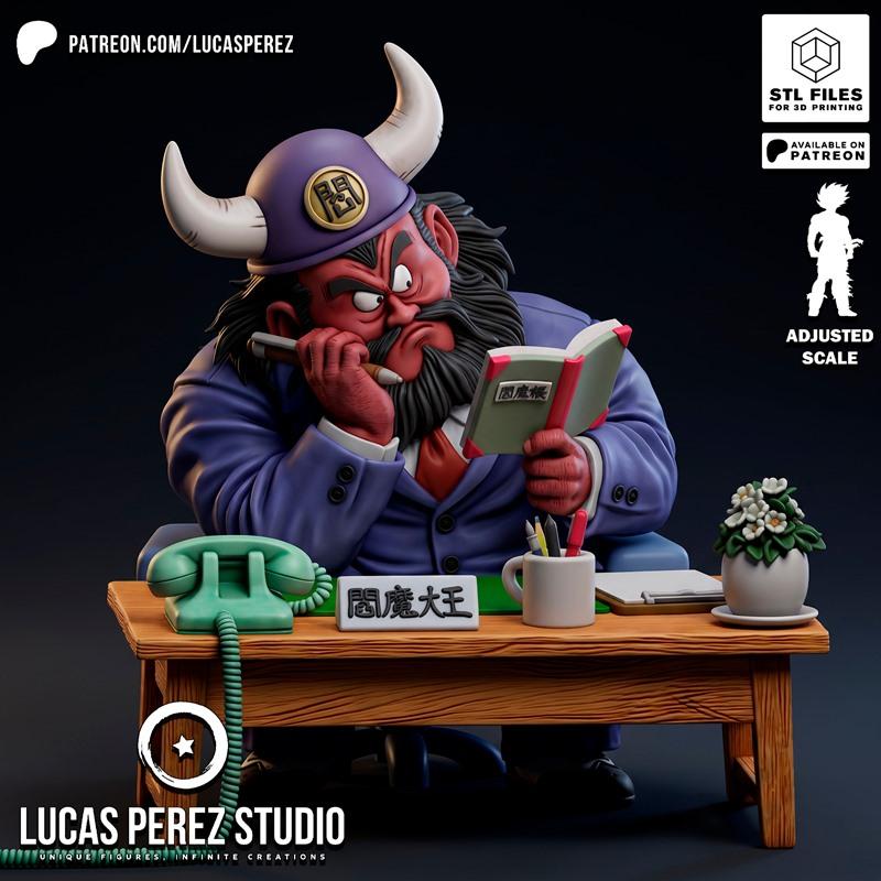 Lucas Perez – Chibis Enma Daio-Sama – Dragon Ball Z – 3D Print Model STL