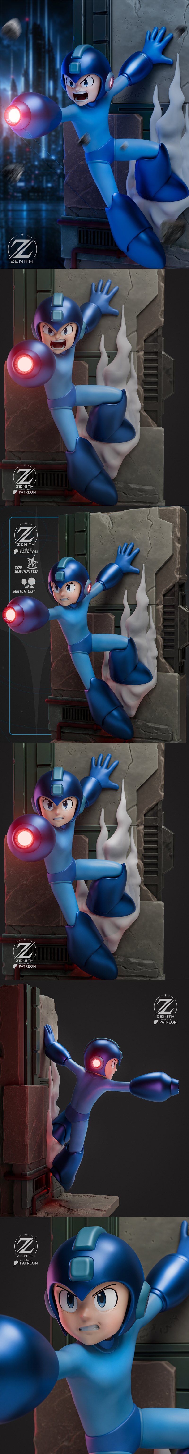 Zenith Studios – Mega Man – 3D Print Model STL