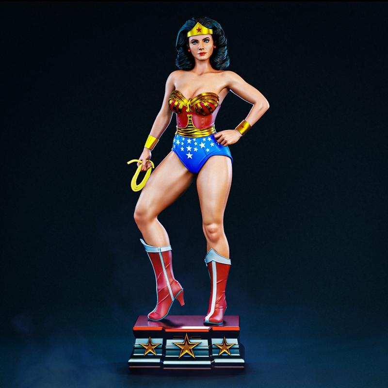 BrunoArt3D – Lynda Carter Wonder Woman – 3D Print Model STL