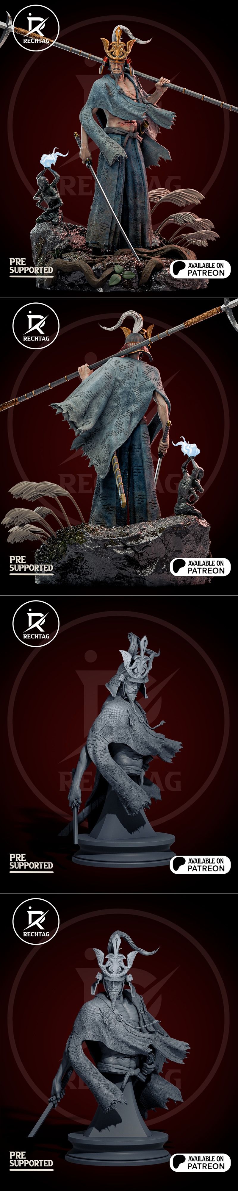 Rechtag – Isshin Ashina – 3D Print Model STL