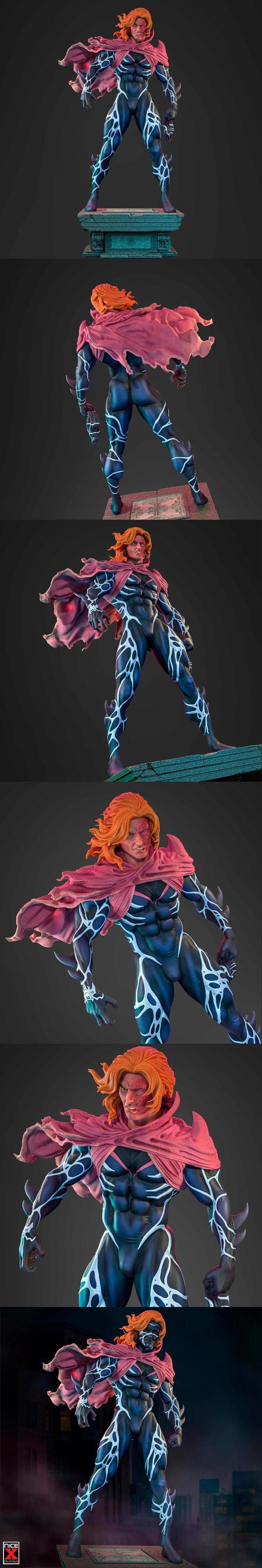 Nice X Collectibles - 3D打印模型 - 3D打印模型 - 3D打印模型 - Kaine Parker|Nice X Collectibles – Kaine Parker – 3D Print Model STL