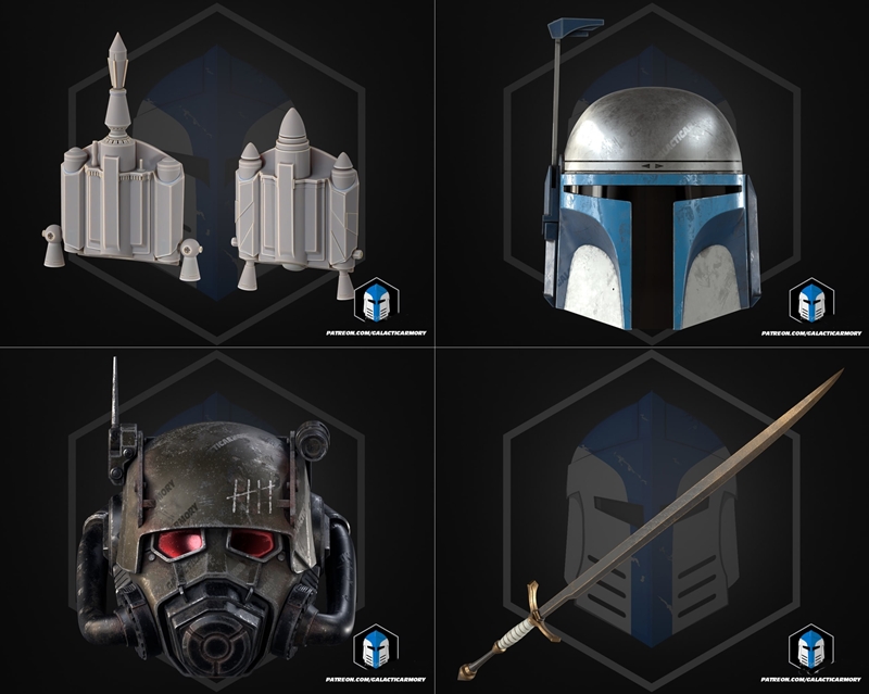 银河武器库 2026年款 3D打印模型|Galactic Armory February 2026 – 3D Print Model STL