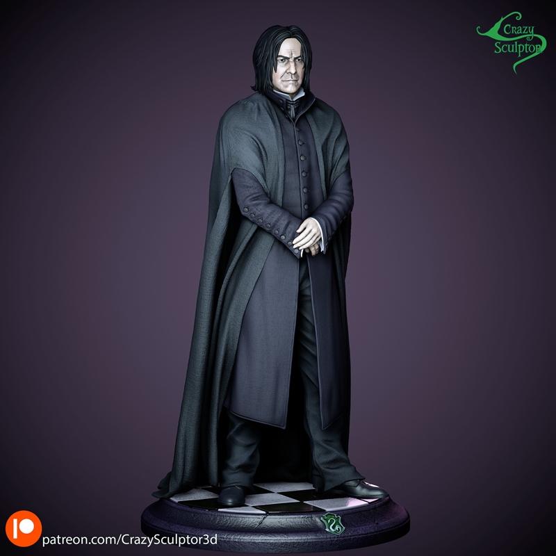 Crazy Sculptor – Severus Snape – 3D Print Model STL