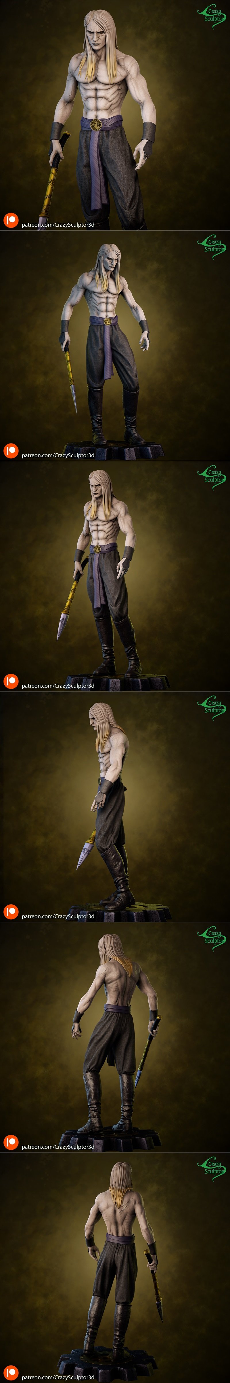 Crazy Sculptor – Nuada Silverlance – 3D Print Model STL