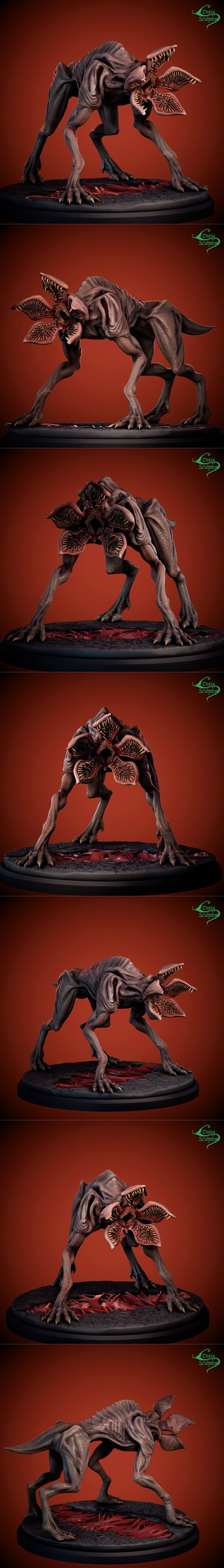 Crazy Sculptor – Demodog – 3D Print Model STL