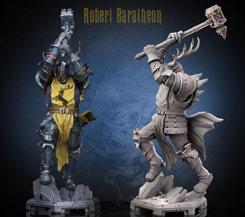 Dragun Studios – Robert Baratheon – 3D Print Model STL
