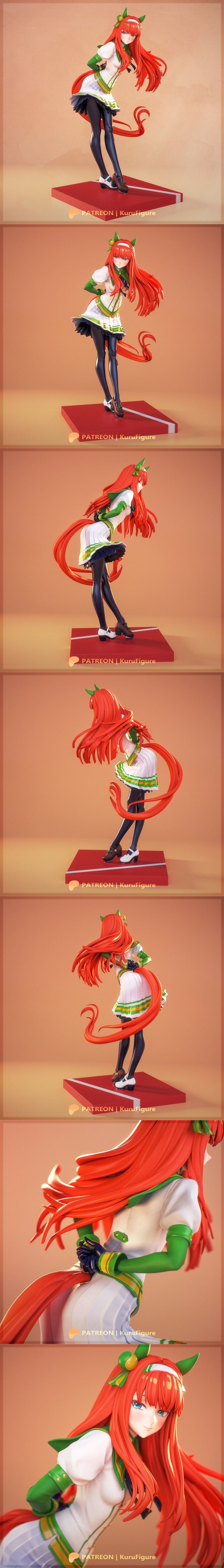 Kuru Figure - 默契春香 - 3D打印模型|Kuru Figure – Silence Suzuka – 3D Print Model STL