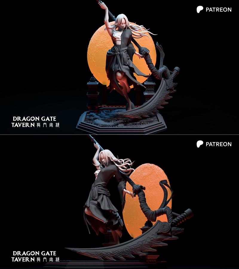 Dragon Gate Tavern – Qian ye where winds meet – 3D Print Model STL