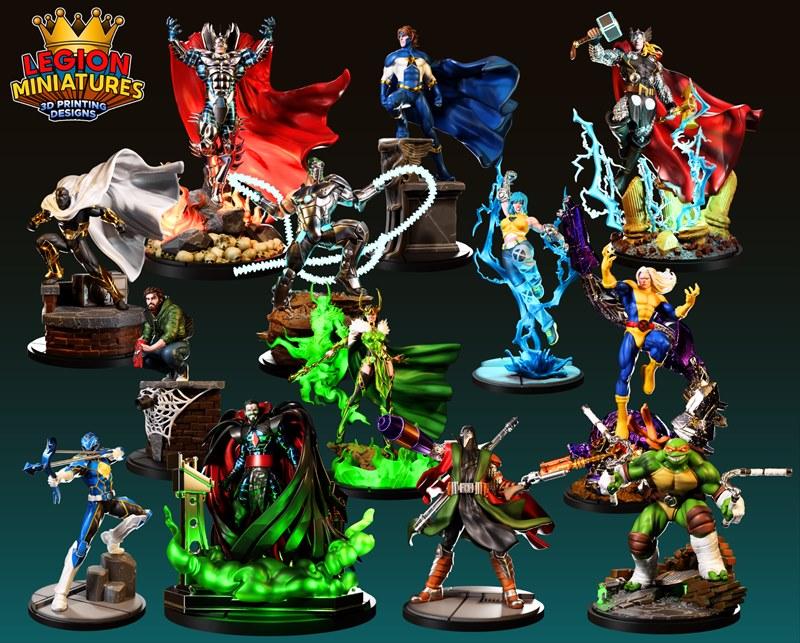 Legion Miniatures – Pack 57M February 2026 – 3D Print Model STL