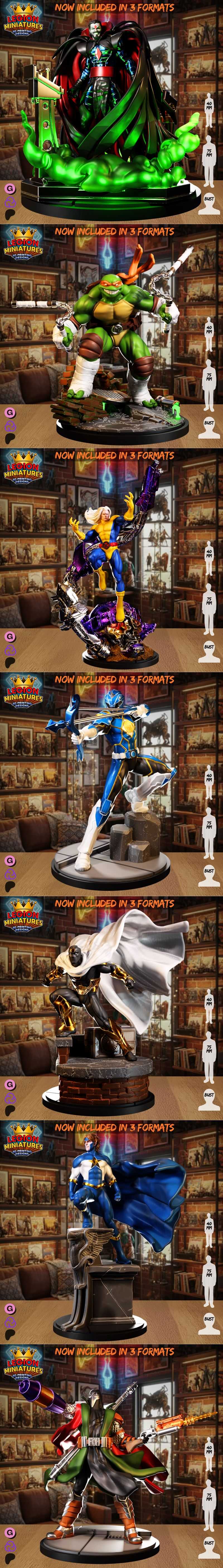 Legion Miniatures – Pack 57M February 2026 – 3D Print Model STL