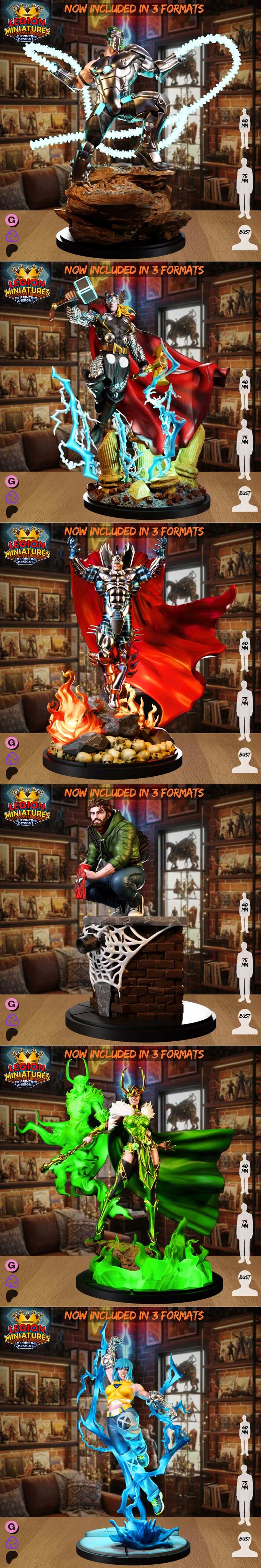 Legion Miniatures – Pack 57M February 2026 – 3D Print Model STL
