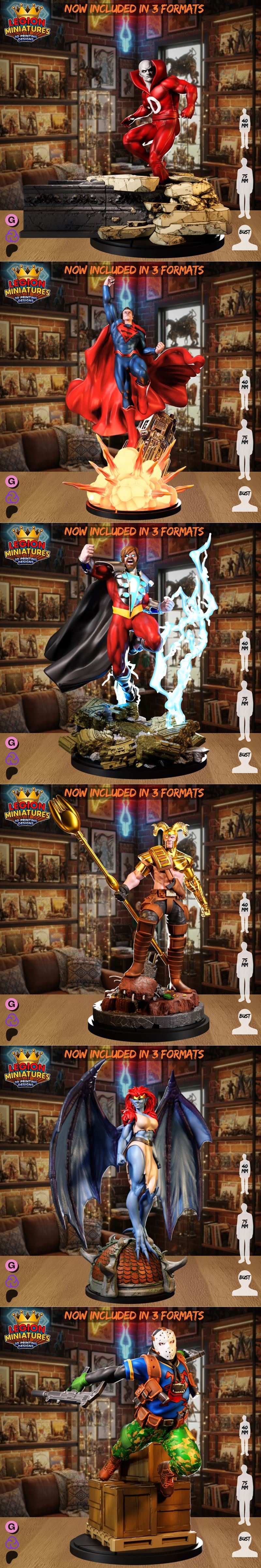 Legion Miniatures – Pack 57D February 2026 – 3D Print Model STL