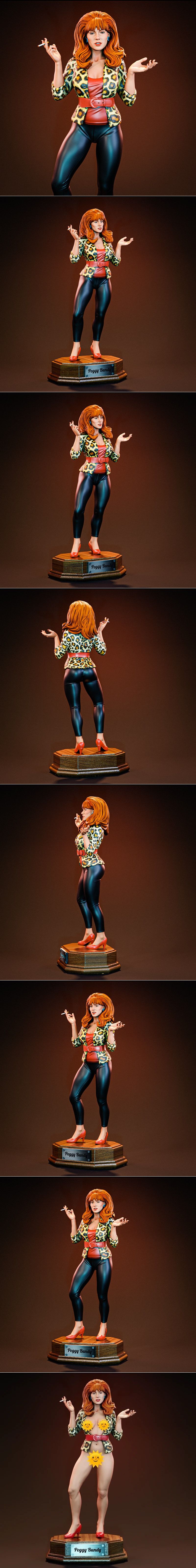 BrunoArt3D – Peggy Bundy Women – 3D Print Model STL