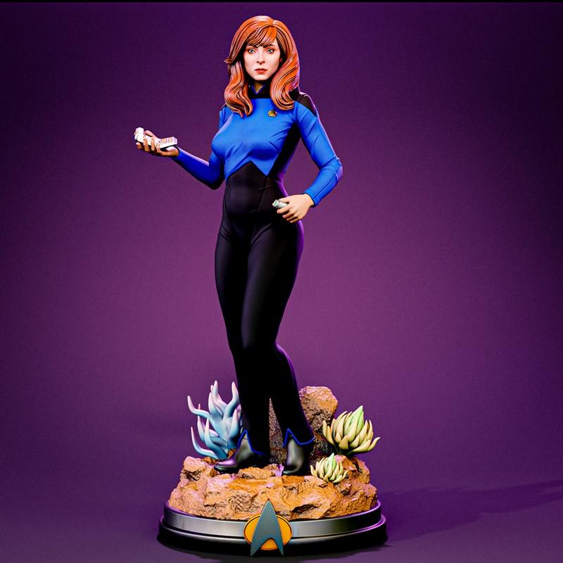BrunoArt3D - 贝弗利·克鲁瑟 - 3D打印模型|BrunoArt3D – Beverly Crusher – 3D Print Model STL