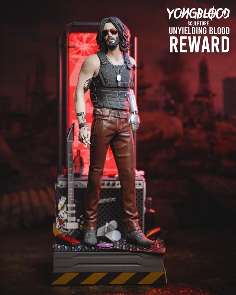 Yongblood Sculpture – Johnny Silverhand – 3D Print Model STL