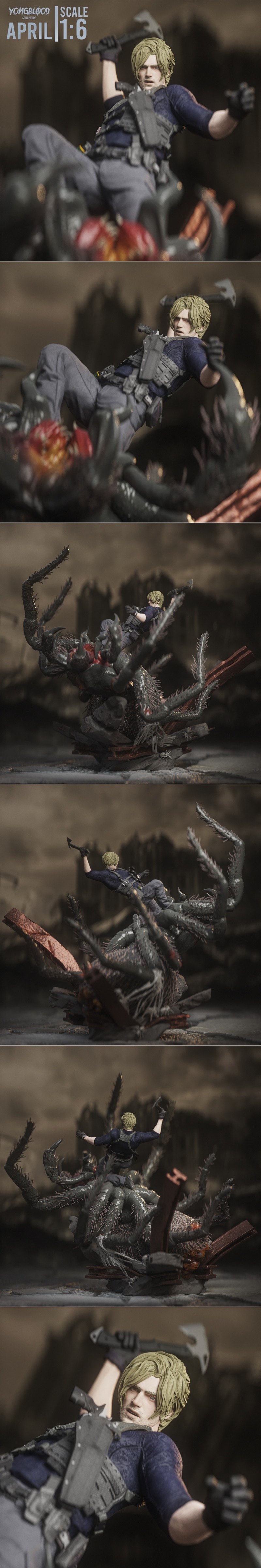 Yongblood Sculpture – Leon S Kennedy Requiem – 3D Print Model STL