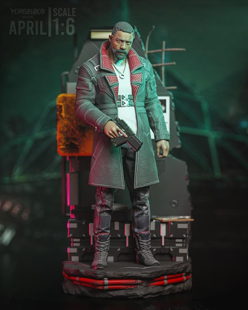 Yongblood Sculpture – Solomon Reed From Cyberpunk 2077 Phantom Liberty – 3D Print Model STL