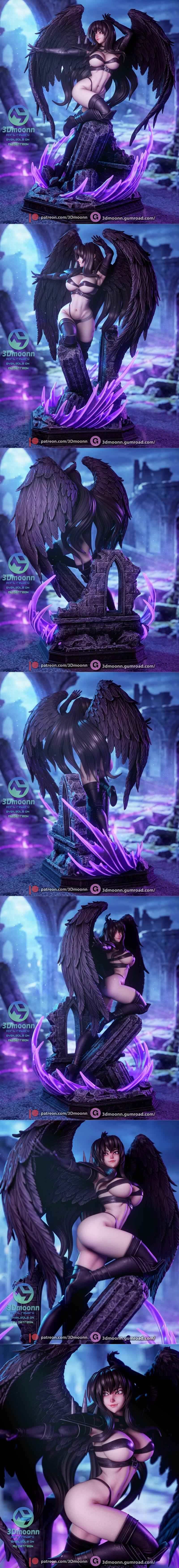 3Dmoonn – Raynare – high school dxd – 3D Print Model STL