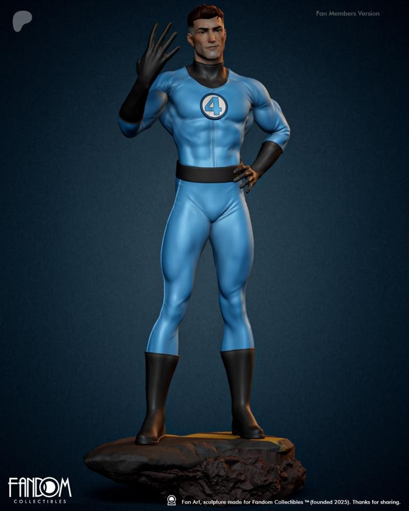 漫威3D打印模型：雷神理查兹|Fandom Collectibles – Reed Richards – 3D Print Model STL