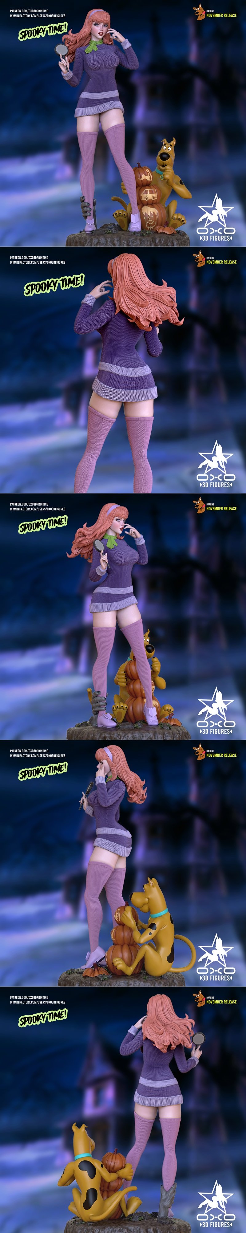 OXO3D - Daphne - 3D打印模型|OXO3D – Daphne – 3D Print Model STL