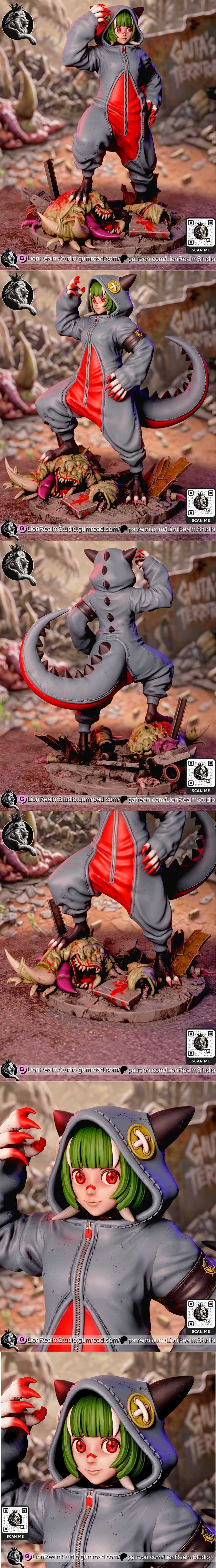 LionRealm Studio – Guita – Gachiakuta – 3D Print Model STL