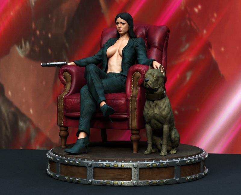 Exclusive – Ballerina – Ana de Armas – 3D Print Model STL