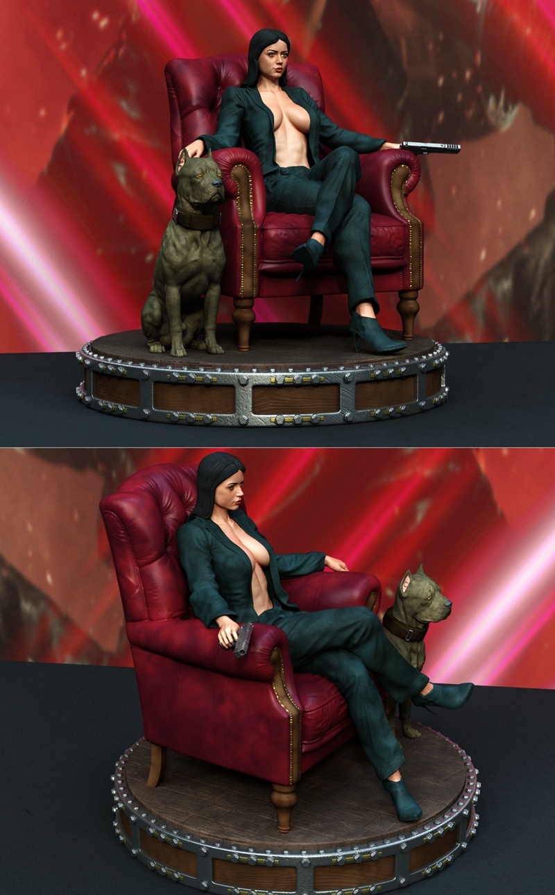 Exclusive – Ballerina – Ana de Armas – 3D Print Model STL
