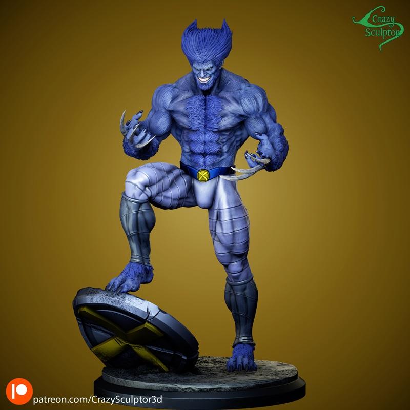 Crazy Sculptor – Dark Beast – 3D Print Model STL