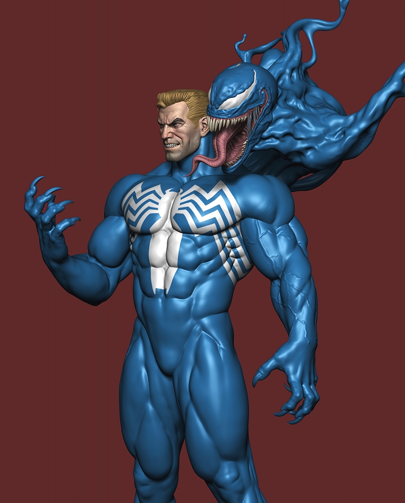 Crazy Sculptor – Eddie Venom – 3D Print Model STL
