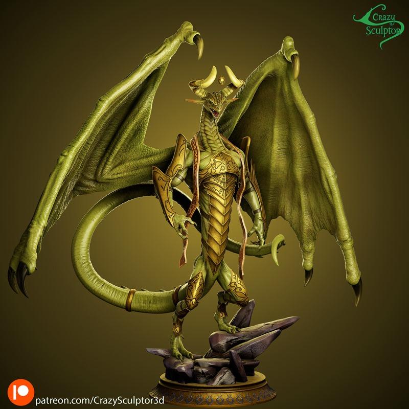 Crazy Sculptor – Nicol Bolas – 3D Print Model STL