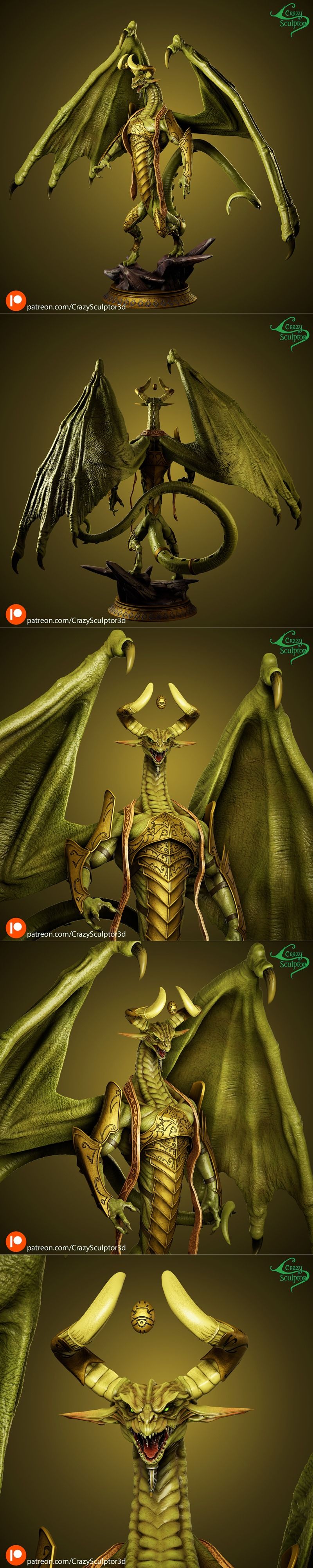 Crazy Sculptor – Nicol Bolas – 3D Print Model STL