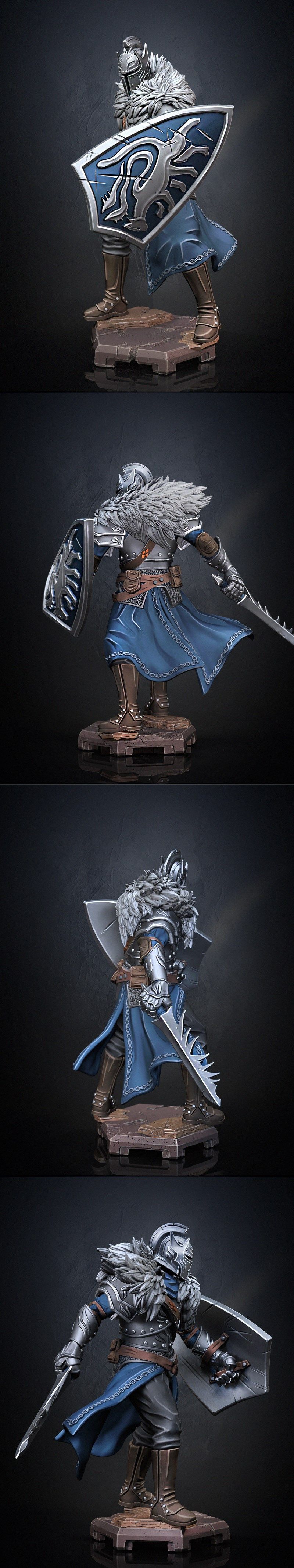 Dragun Studios – Faraam Knight – 3D Print Model STL