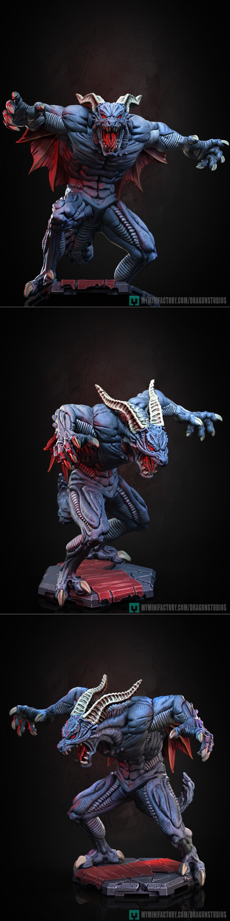 Dragun Studios – Dracul Demon – 3D Print Model STL