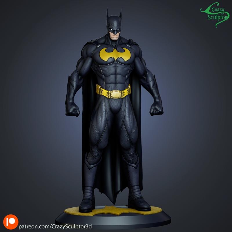 Crazy Sculptor – Batman – 3D Print Model STL