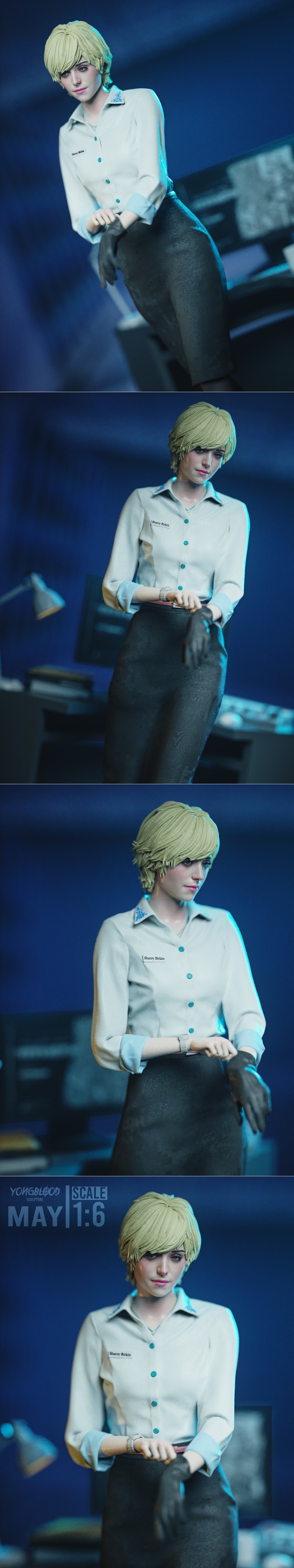Yongblood Sculpture – Sherry Birkin – Resident Evil Requiem – 3D Print Model STL