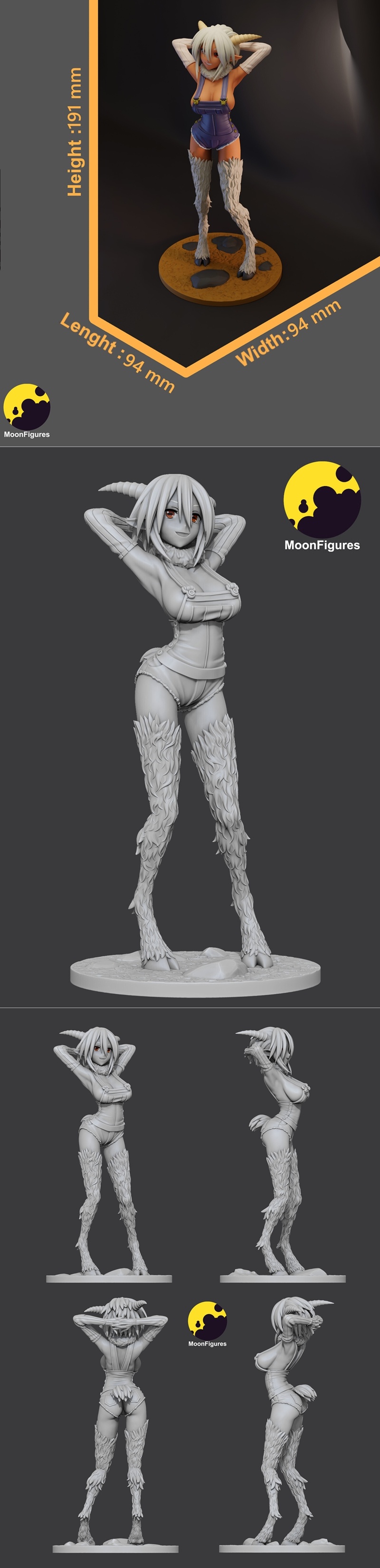 MoonFigures – Saane – 3D Print Model STL