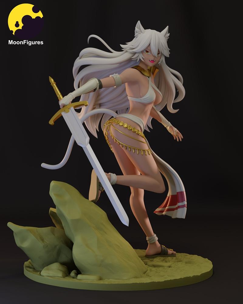 月之幻影——格拉纳特·内达基塔 3D打印模型|MoonFigures – Granart Needakitta – 3D Print Model STL