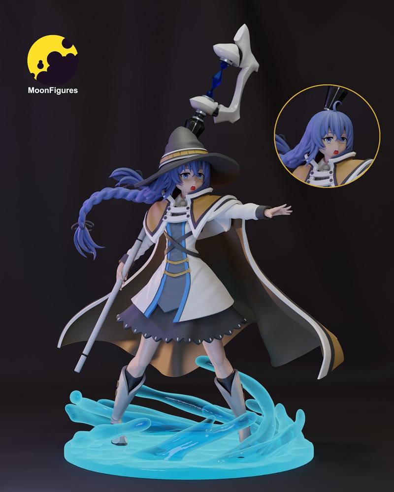 月之图腾——罗克西·米古尔迪亚 3D打印模型|MoonFigures – Roxy Migurdia – 3D Print Model STL