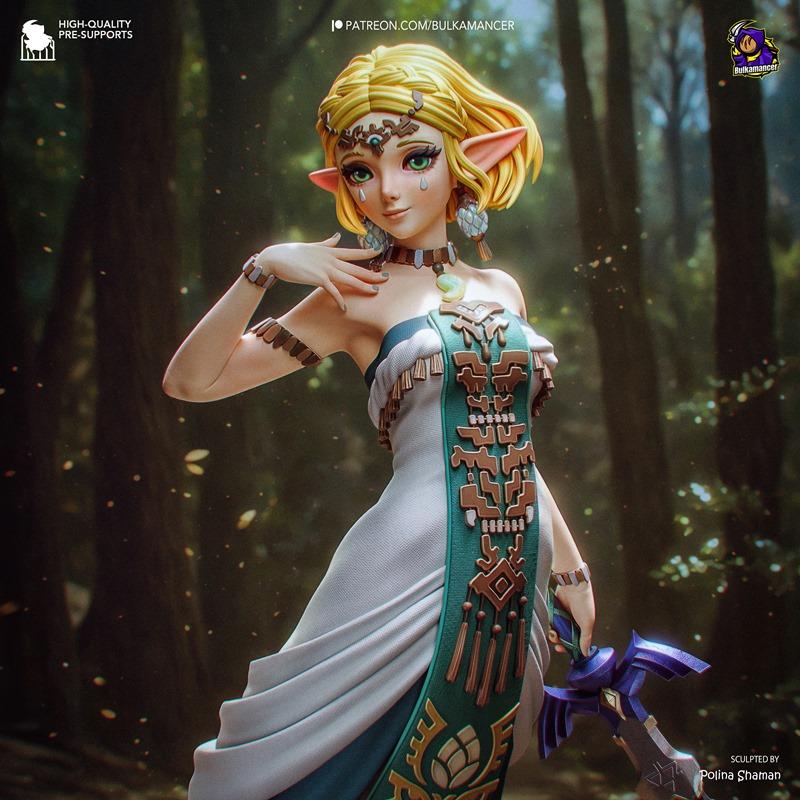 Bulkamancer Sculpts – Zelda (Tears of the Kingdom) – 3D Print Model STL