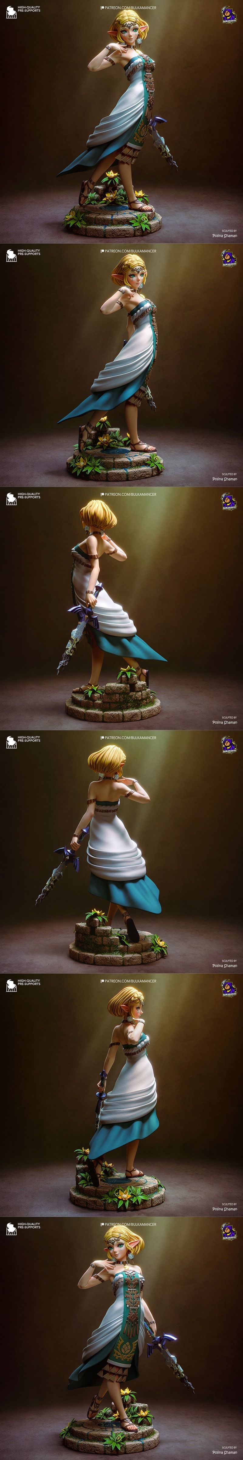 Bulkamancer Sculpts – Zelda (Tears of the Kingdom) – 3D Print Model STL