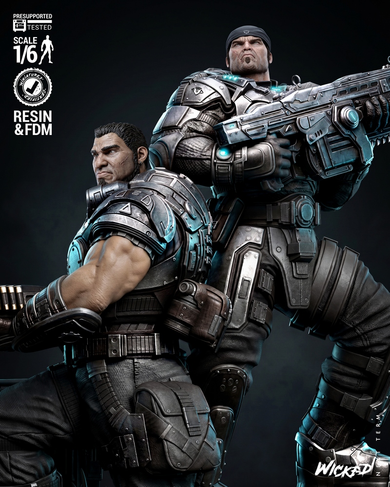 Wicked – Gears of War Diorama – 3D Print Model