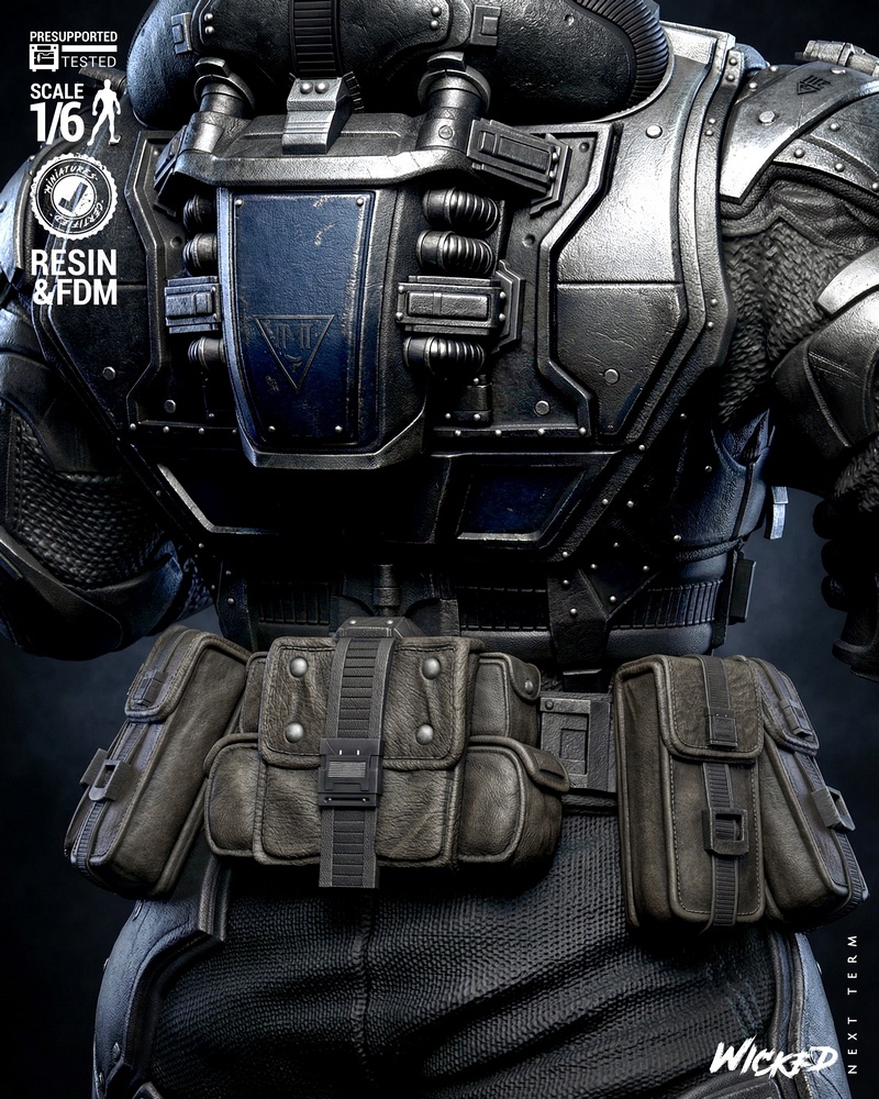 Wicked – Marcus Fenix Sculpture – 3D Print Model