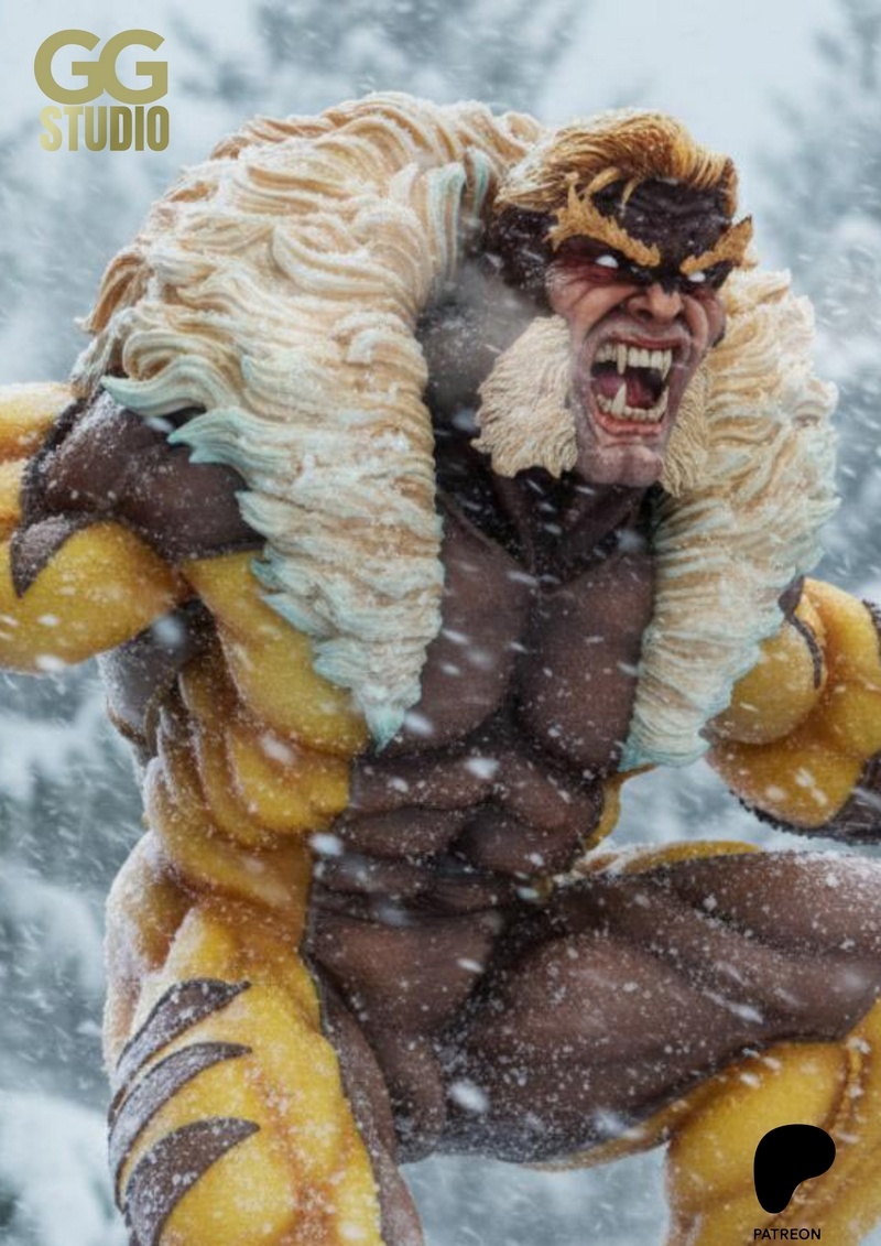 CG Studio – Sabretooth – Marvel Comics – 3D Print Model