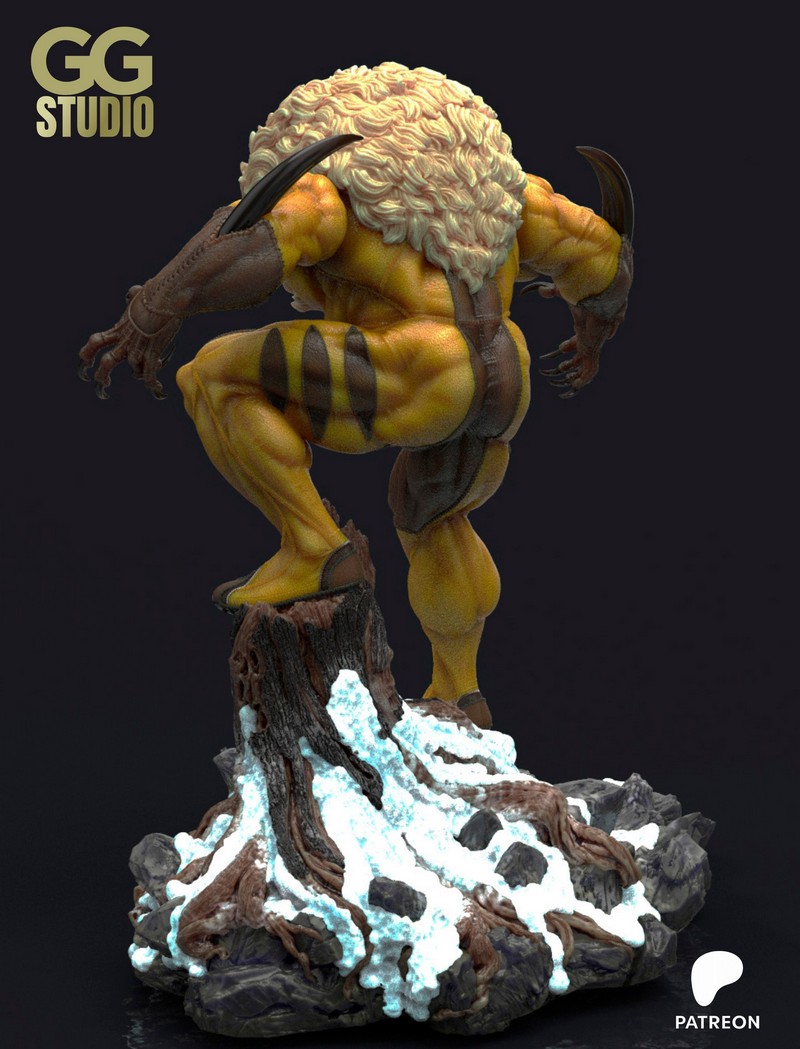 CG Studio – Sabretooth – Marvel Comics – 3D Print Model